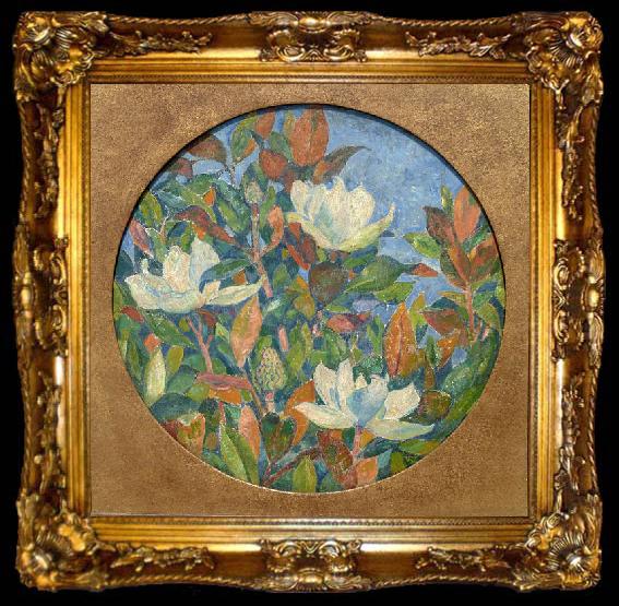 framed  Theo Van Rysselberghe Magnolias, ta009-2